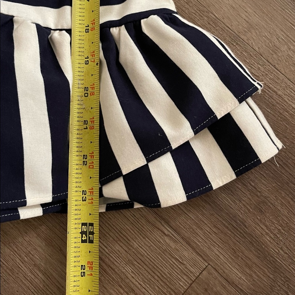 J.Crew Striped Peplum Ruffled Shirt. - Picture 7 of 16